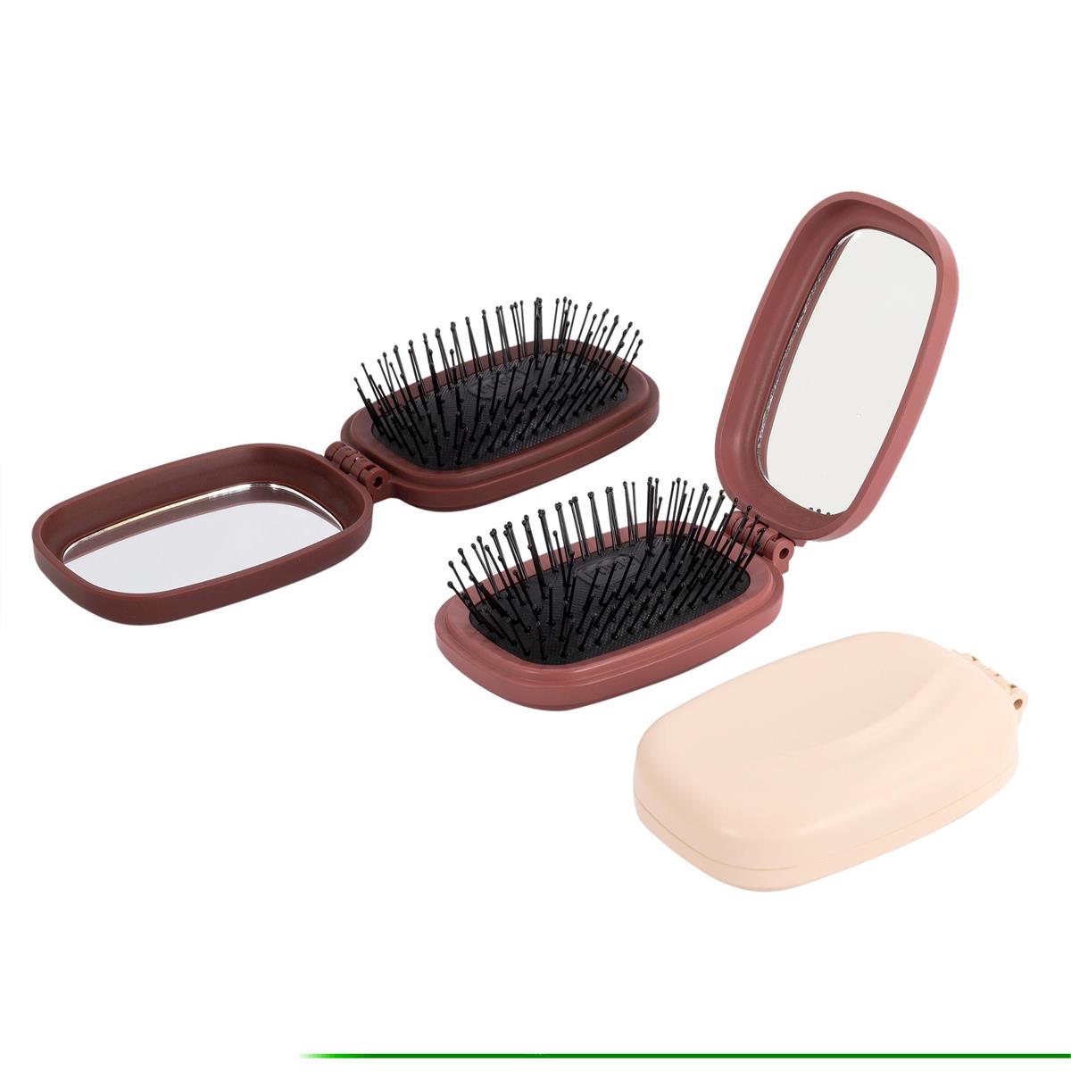 Bodico, Flex-Bristle Detangler Hairbrush, Travel, 3 asst,