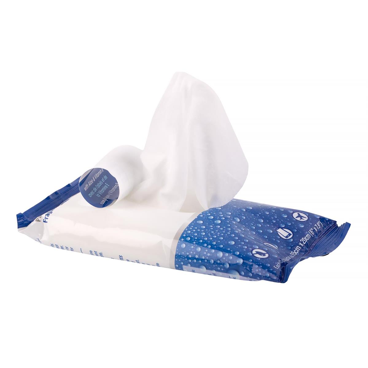 Hygienic Hand Wipes: 10 wipes/PK , 15x20cm