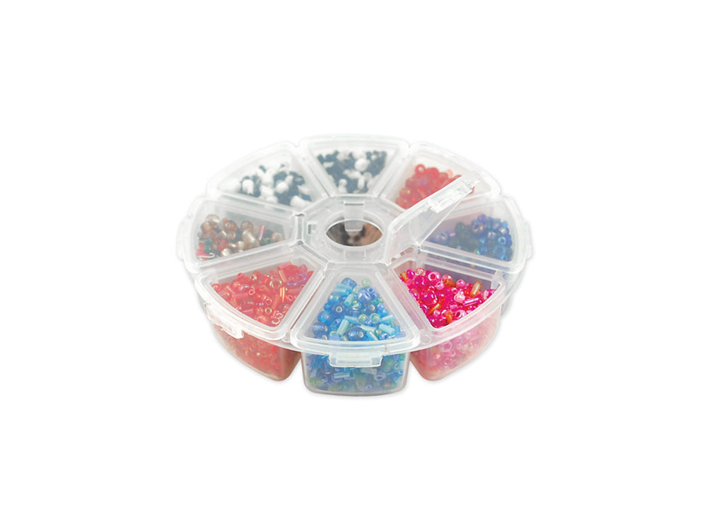 Craft/Bead Storage: 4" Organizer Box w/8 Compartments