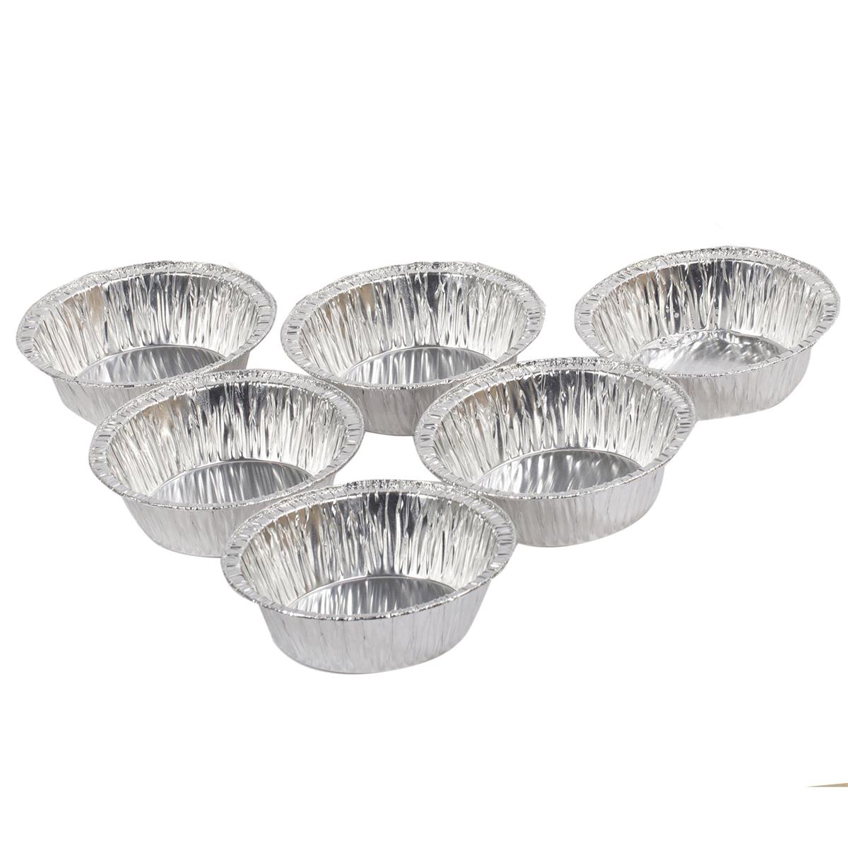 SiG.Kit 6-pc Foil Pie Plates, col. insert w/ shrink + header