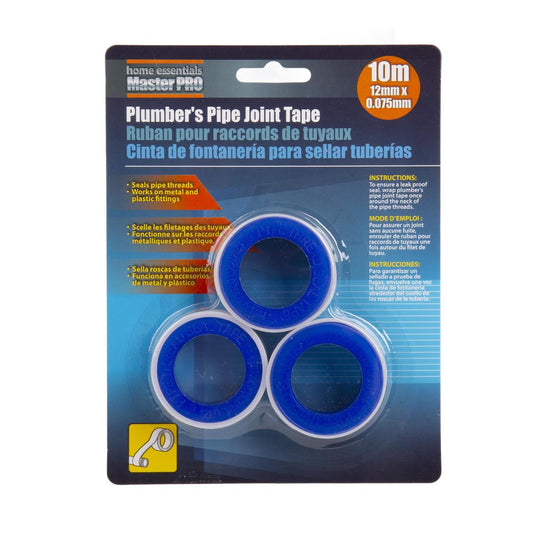 H.E. Master Pro, 3-pc Plumber's Pipe Joint Tape, b/c