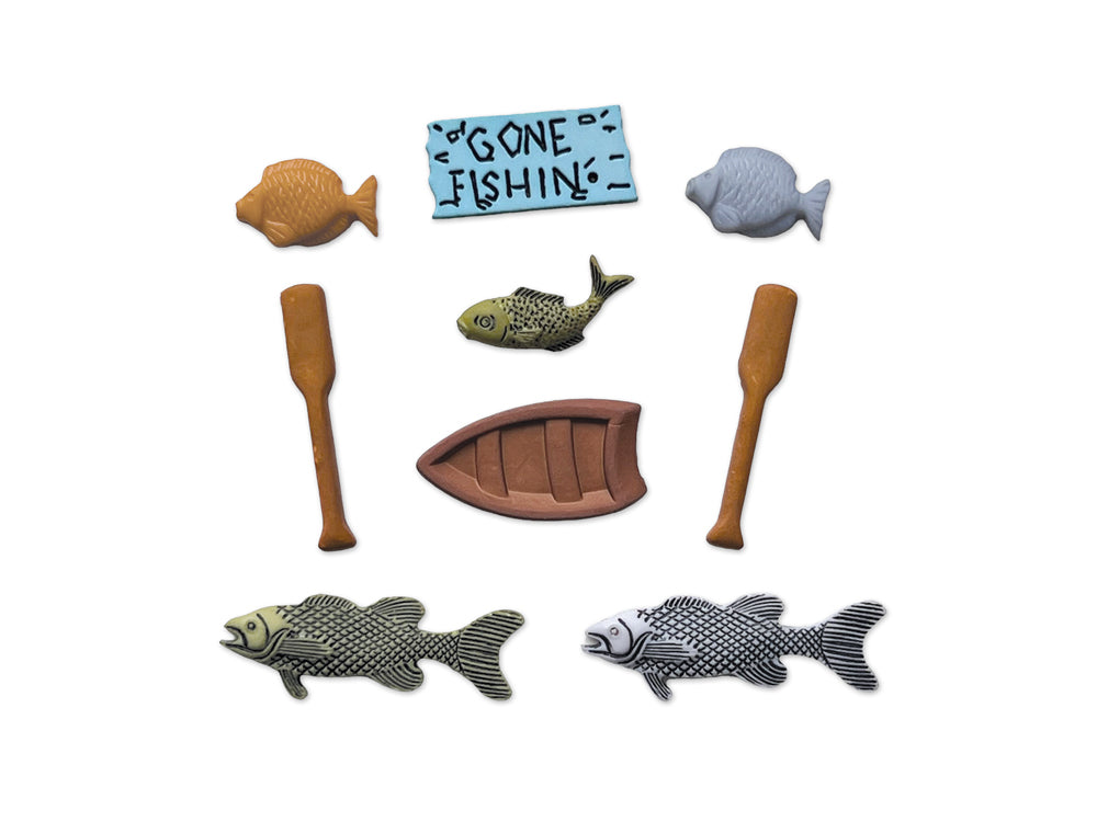 Buttons Galore & More: Craft & Sewing Novelty Buttons Asst 4000 Fishing