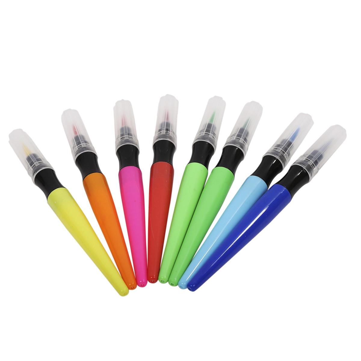 T4C, 8-pc  Brush Markers, Blister Card