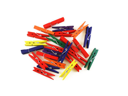 Craftwood: 1 7/8" Clothespins Colored 24/pk