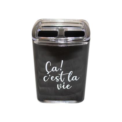 CCLV-TOOTHBRUSH HOLDER-BLACK