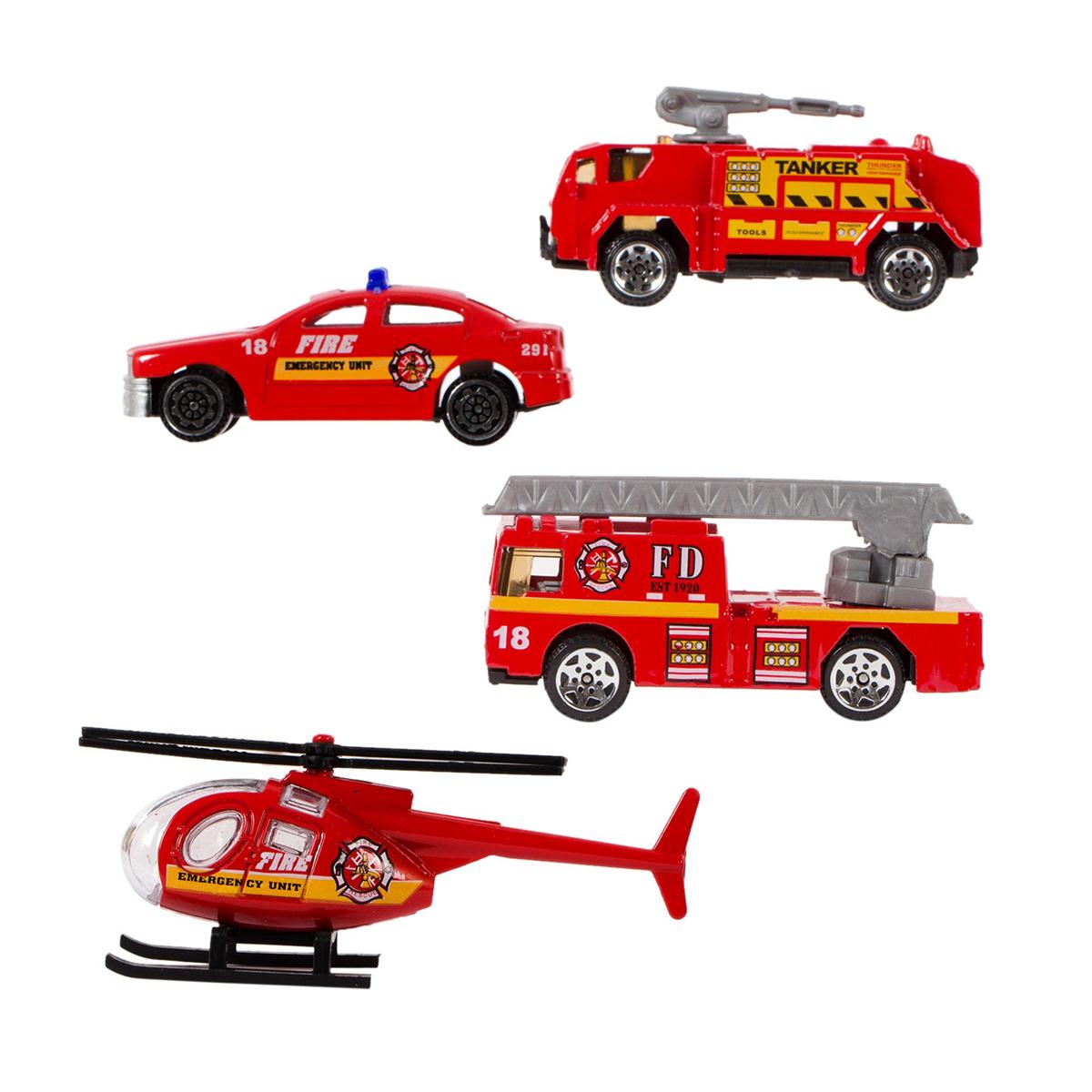 Die-Cast Metal Fire Engine 4/s, b/c (M)