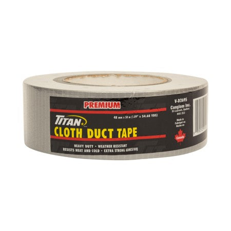 TITAN PREMIUM SILVER DUCT TAPE 48mm x 50m