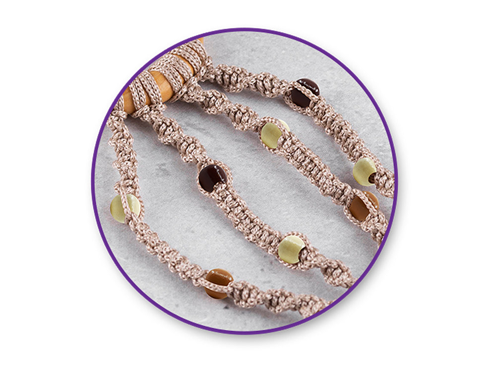 Craftwood: Round Beads Natural Wood Stained Asst F) 20mm 20pc