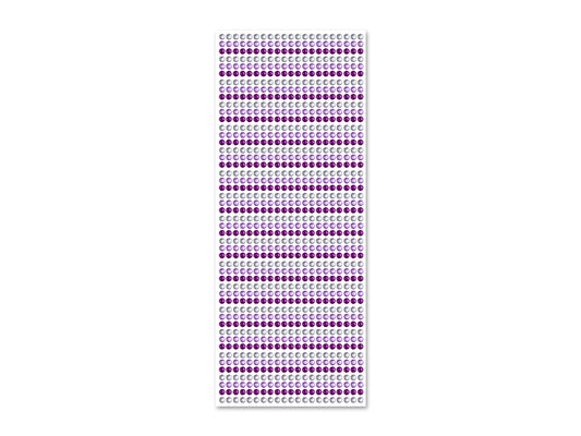 Paper Craft Sticker: 4mm Gem Lines 1029pc Value-Pack D) Viola