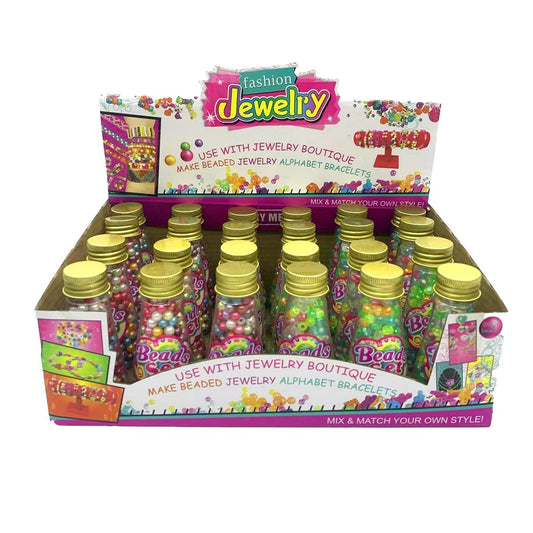 DIY, Fashion Bead Sets w/Thread, 24pcs/dsp