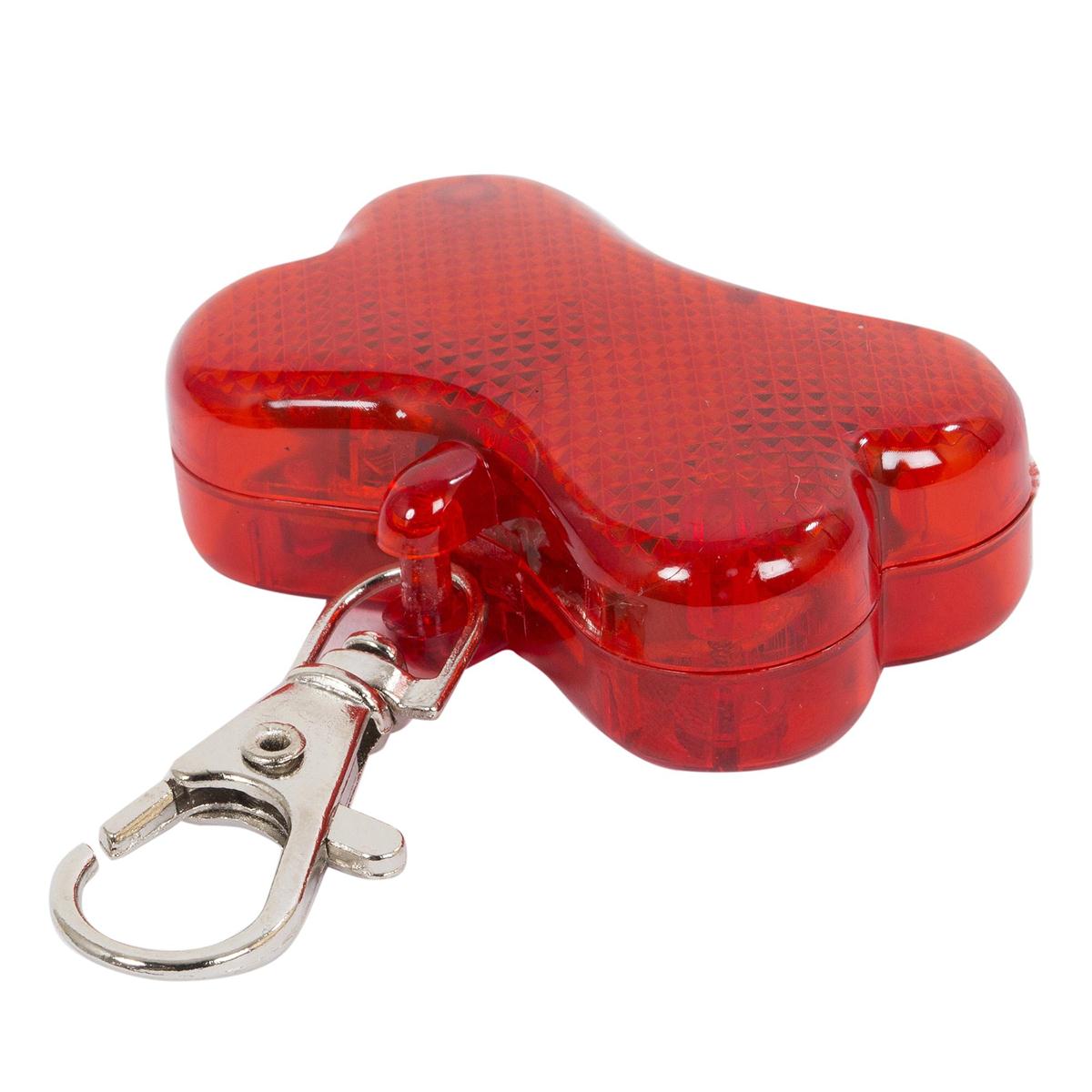 PAWS. Flashing Pet Safety Light, clamshell, Batt Incl.