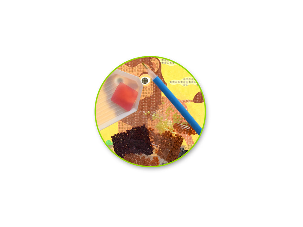 Krafty Kids Kit: DIY Diamond Art Kit A) Lion