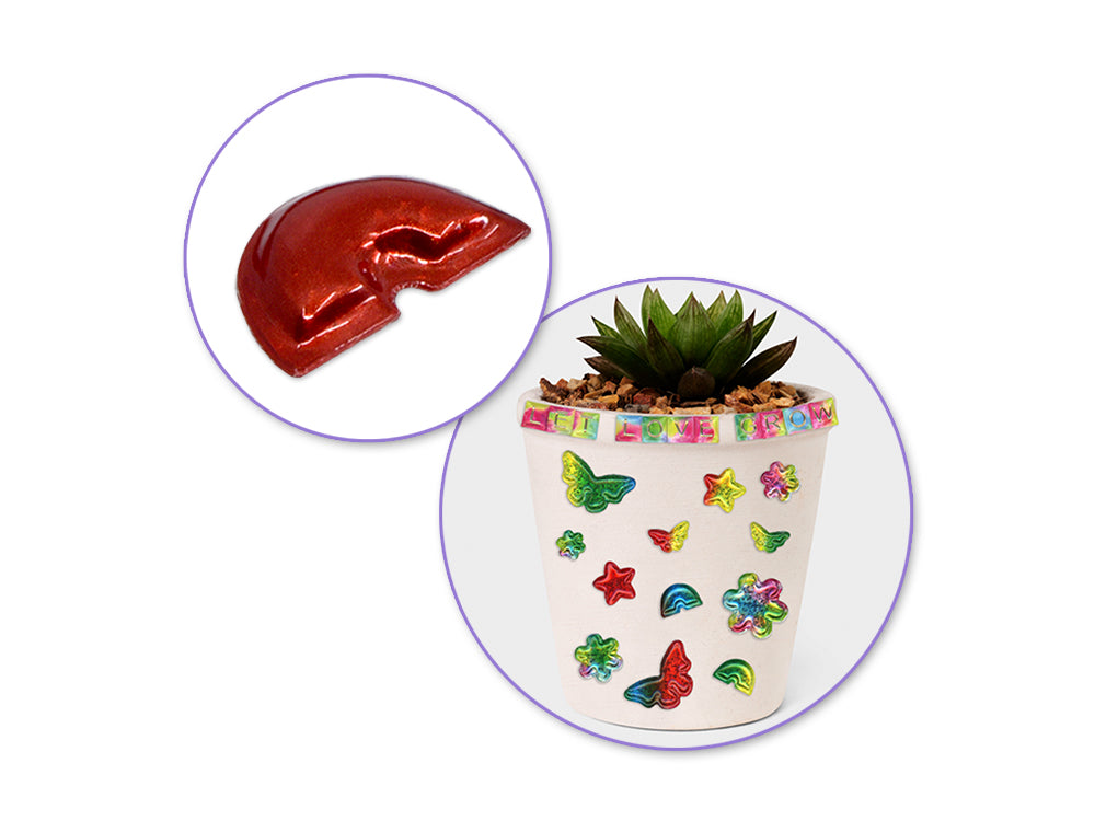 Paper Craft Sticker: 3.7"x6.9" 3D Pop-Up Foil Rainbow Effects D) Rainbow