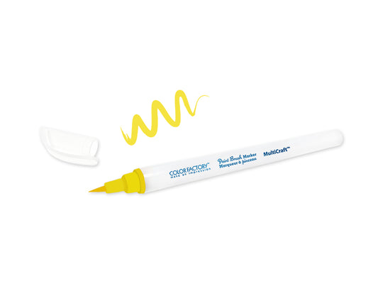 Color Factory: Water Based Paint Brush Marker 1.8g L) Yellow