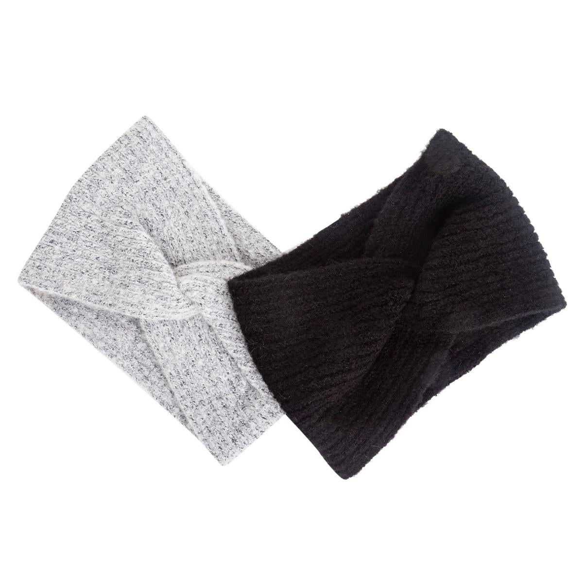 Nordic T. Knit Twisted Ear Warmer, 2asst, header card