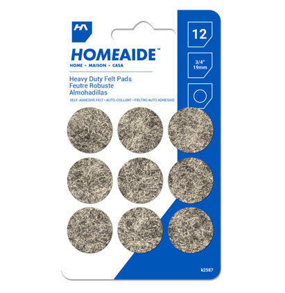 FELT PROTECTORS - 12 ROUND