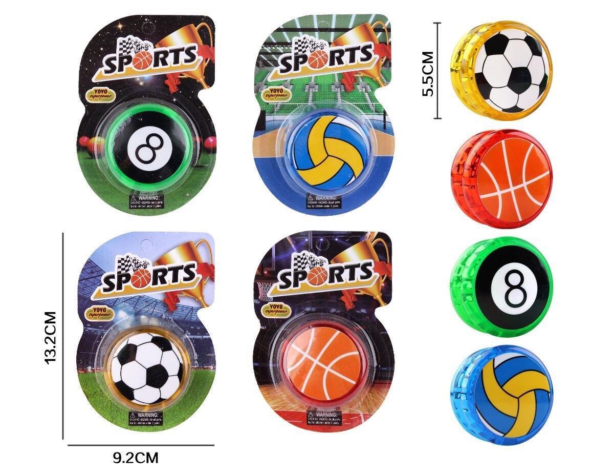 Sports YoYo, 4 styles, b/c