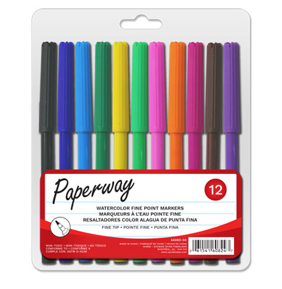 COLOR MARKERS - 12