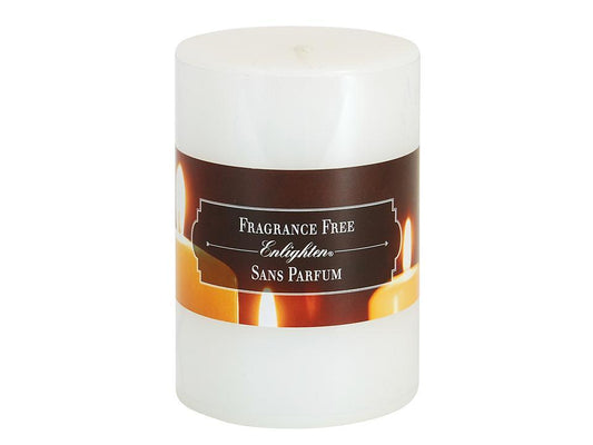 KG Enlighten 4" Unscented Pillar White (Az)