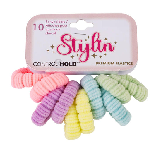 Stylin G. 10-pc Terry Ponyholders, hc