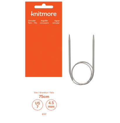 75CM CIRCULAR NEEDLES 4.5MM