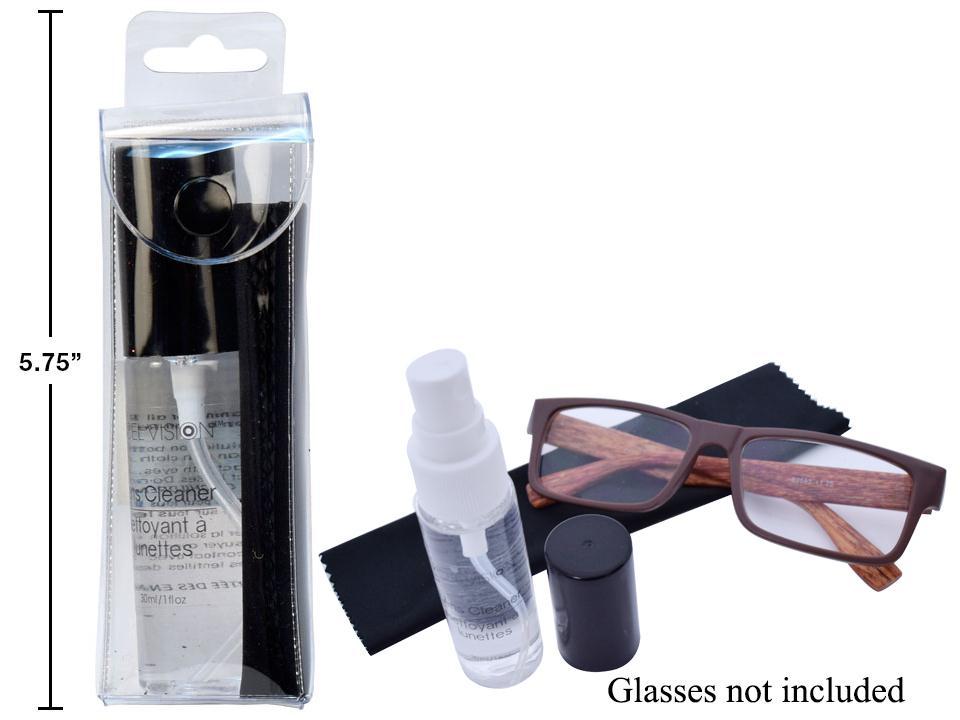 Excel Vision, Eyeglass Cleaning Set , incl. 20x18cm (black cloth),