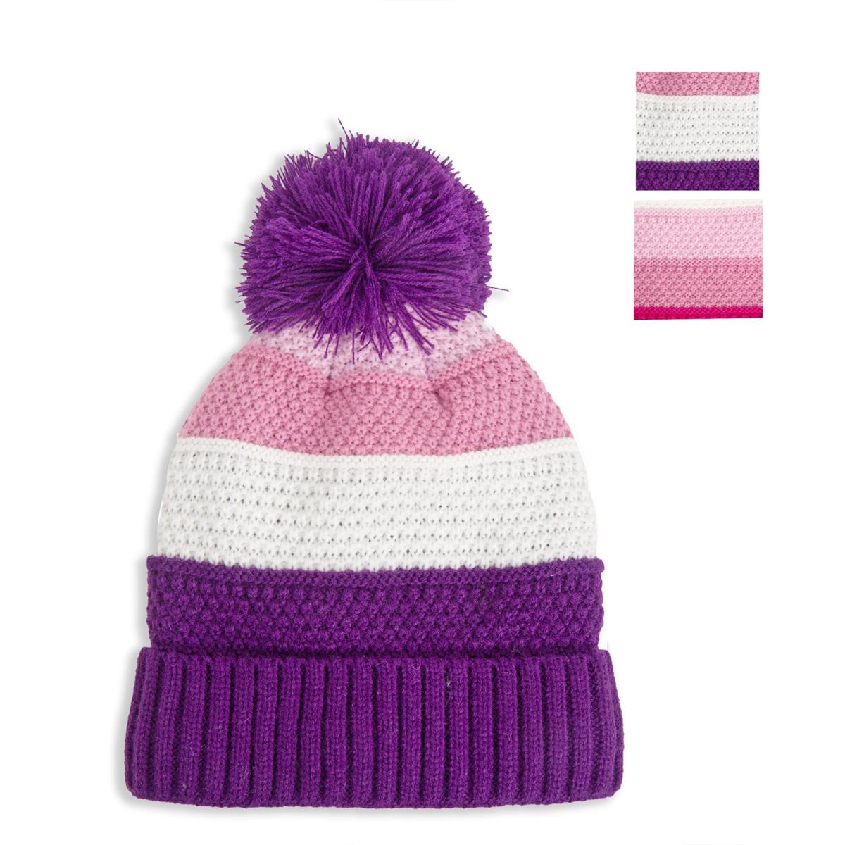 Nordic T. Girls "Hailey" Beanie, 2-5y, 2asst, ht
