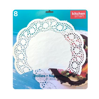 8 DOILIES 12"/30.5 CM