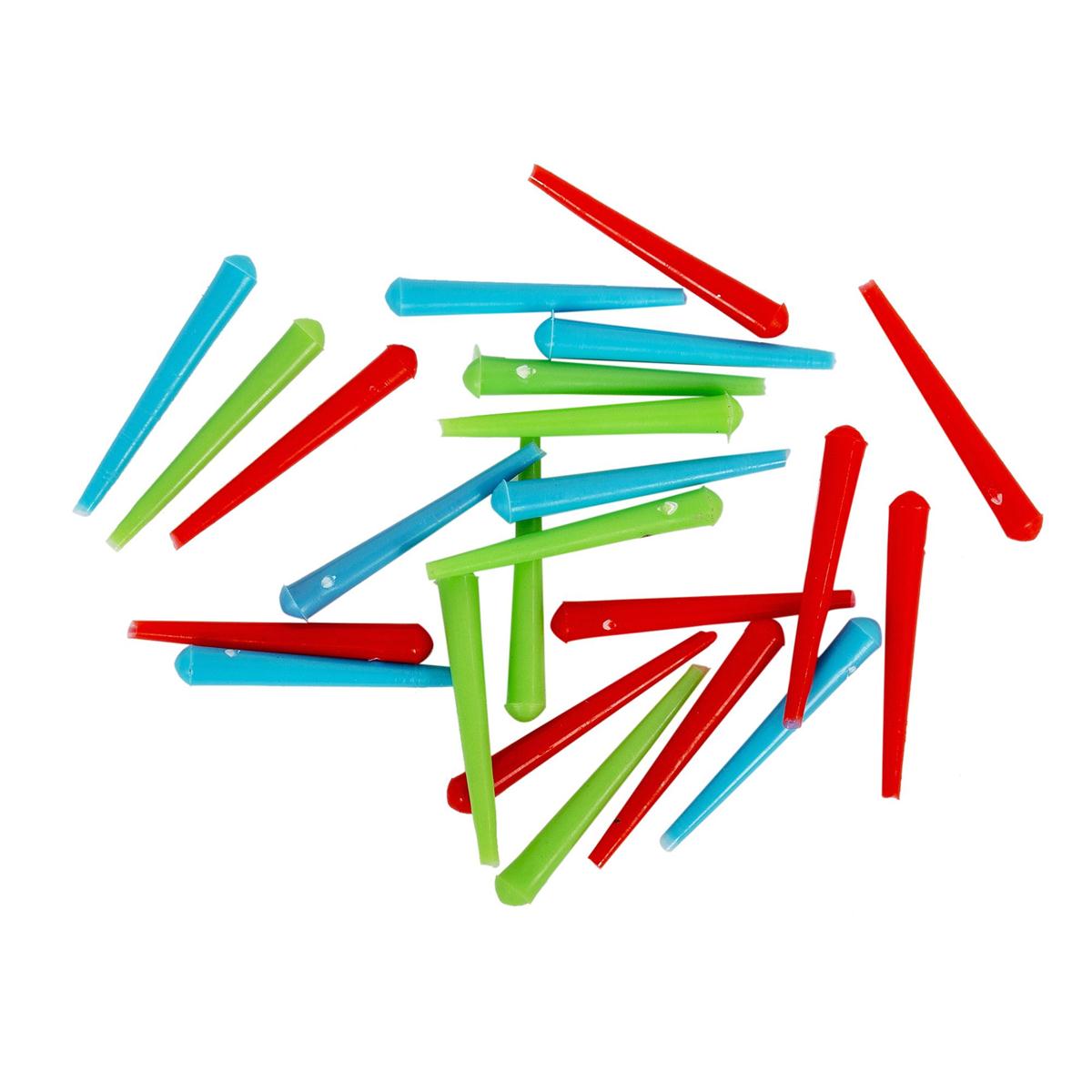 U-Game Zone 1.25" Pl. Cribbage Pegs  , 22-pc.,  b/c