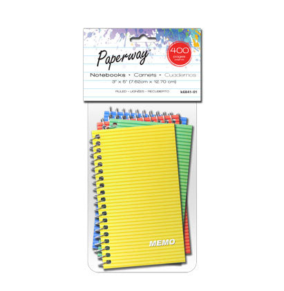 MEMO PADS - 4PK 3" X 5"