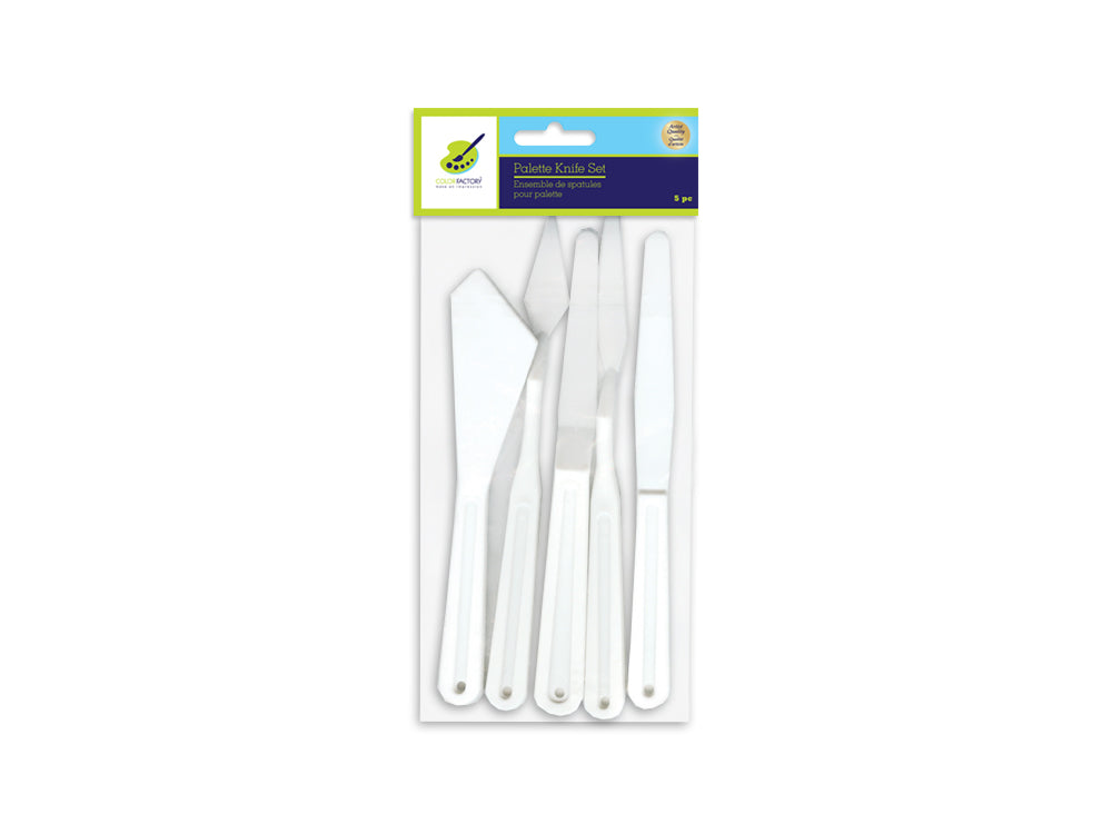 Color Factory Tool: Palette Knife Set x5 Plastic