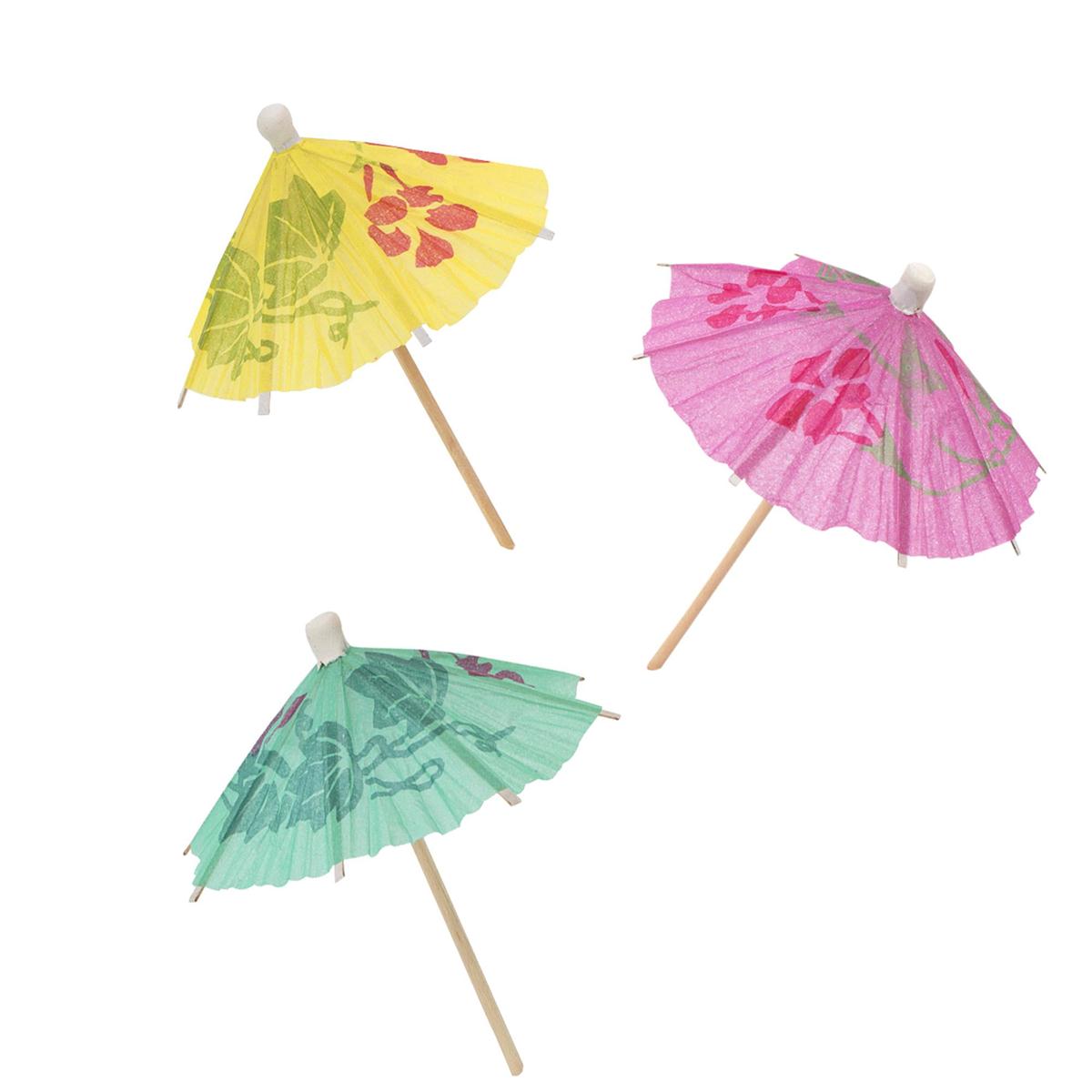 Luciano  12-pc Umbrella Party Pick,  b/c