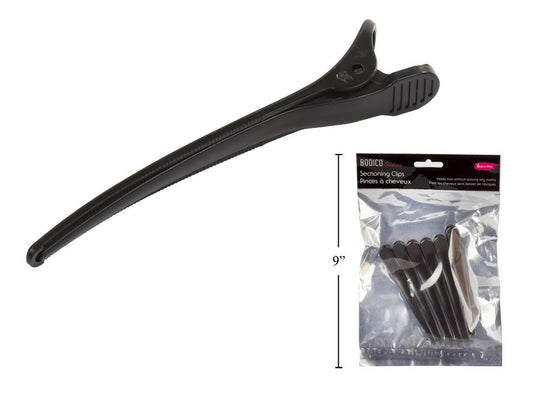 Bodico Salon, 6-PC Sectioning Clips , printed bag