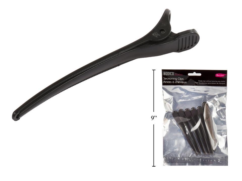 Bodico Salon, 6-PC Sectioning Clips , printed bag