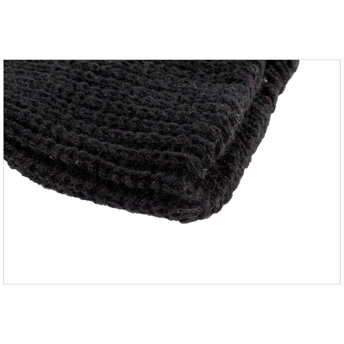 Nordic T. Adult Knitted Black Balaclavas, One Size, cht