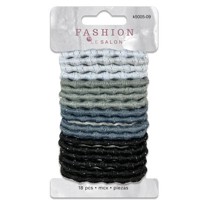 HAIR ELASTIC - 18 PCS 8*14CM