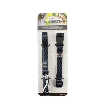 TPU SMALL DOG LEAST SET-GREY-1.5x25-40cm?