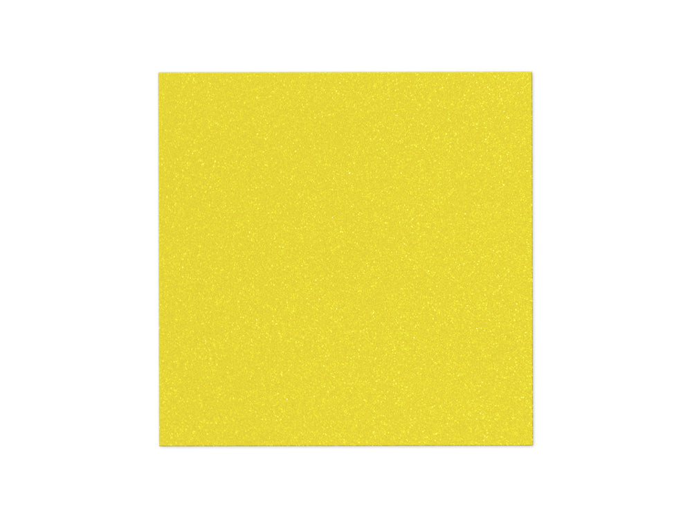 Scrapbook Paper: 12"x12" Glitter Cardstock 250gsm, 5 Sheets E) Yellow