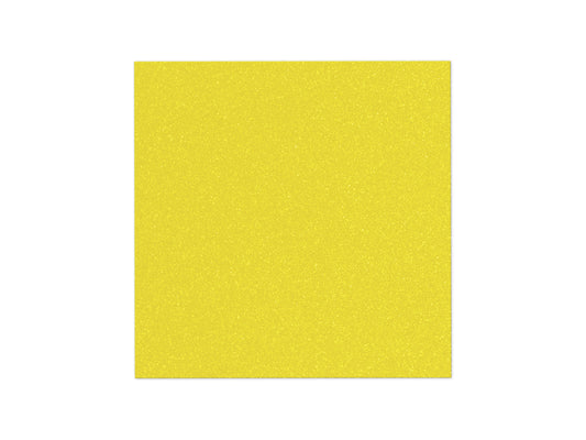 Scrapbook Paper: 12"x12" Glitter Cardstock 250gsm, 5 Sheets E) Yellow