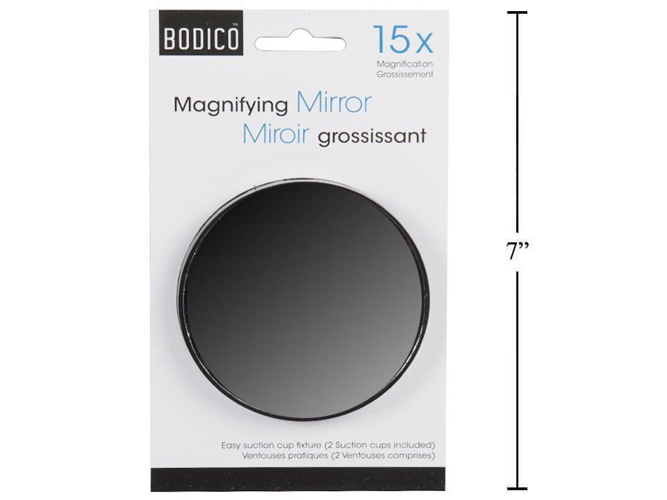 Bodico 15x Magnifying Mirror, Sleeve card