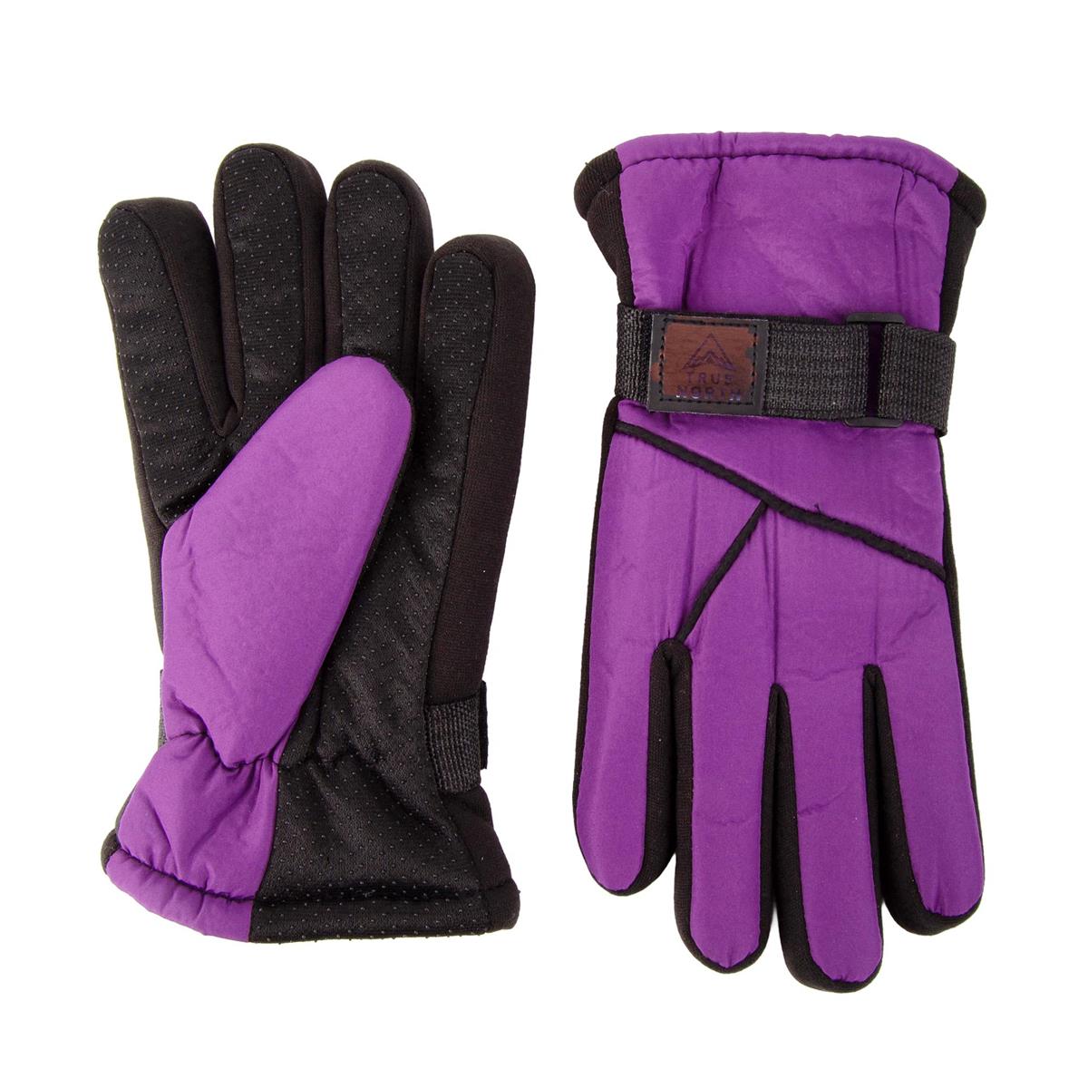 Nordic T. Youth Ski Glove, Girls, w palm grip & strap, 2 asst, hc
