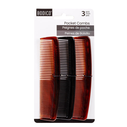 Bodico, 3-pc Pocket Comb hc