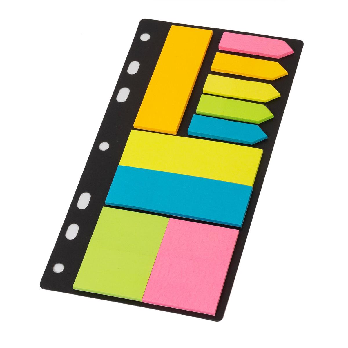 O.WKs.25-sheet Sticky Notes, 10-pack 3-sizes, PBH