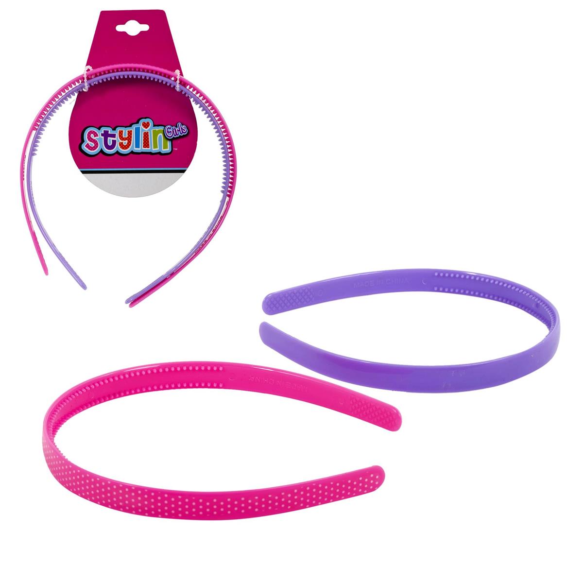 Stylin G, 2p Opaque Headband header card