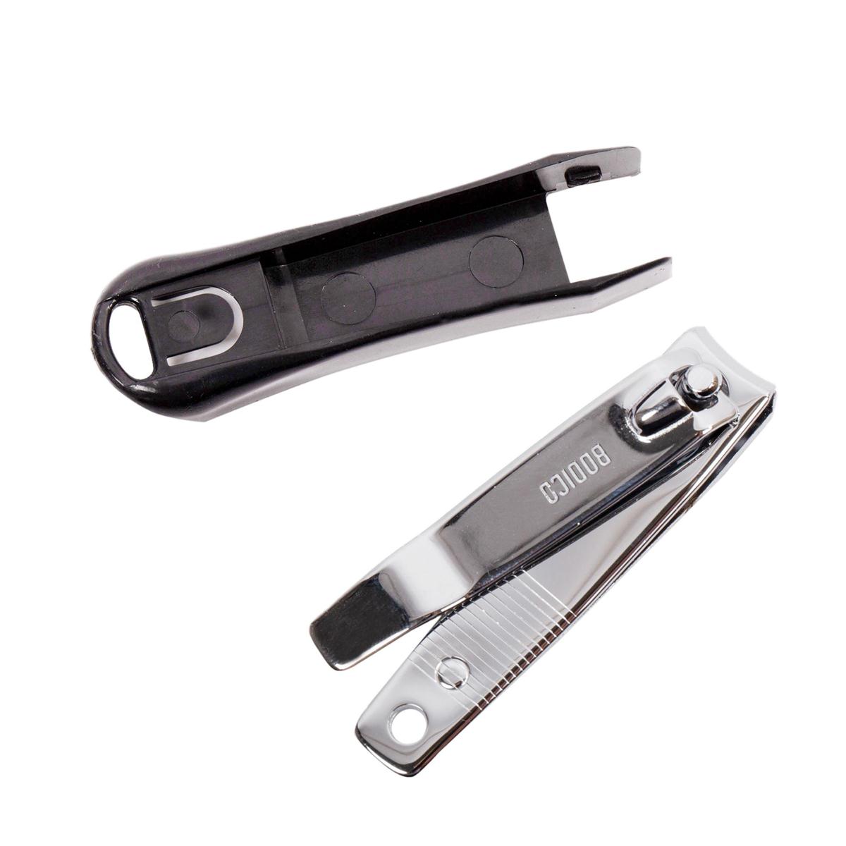 Bodico Nail Clipper w/ Catcher, 58mm, 2col: blk&wht, b/c