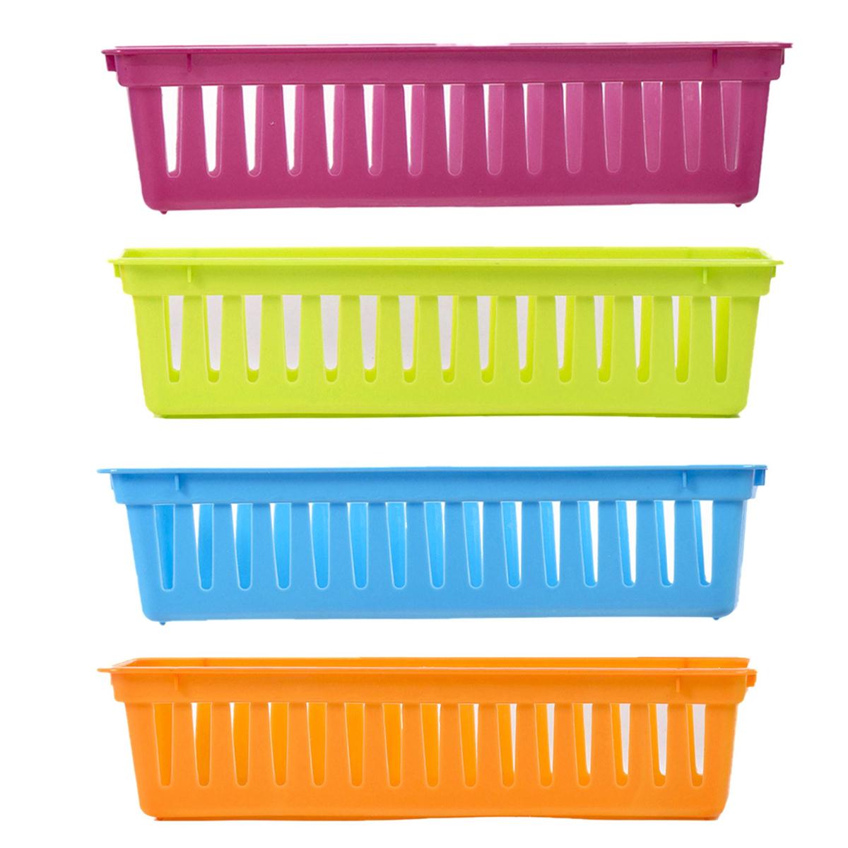 Luciano 2-pc Rect. Bin Organizers, 4 cols., 10.25x3x2.5"