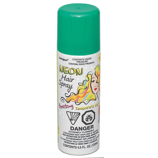 Green Neon Hair Spray  4.5 fl oz
