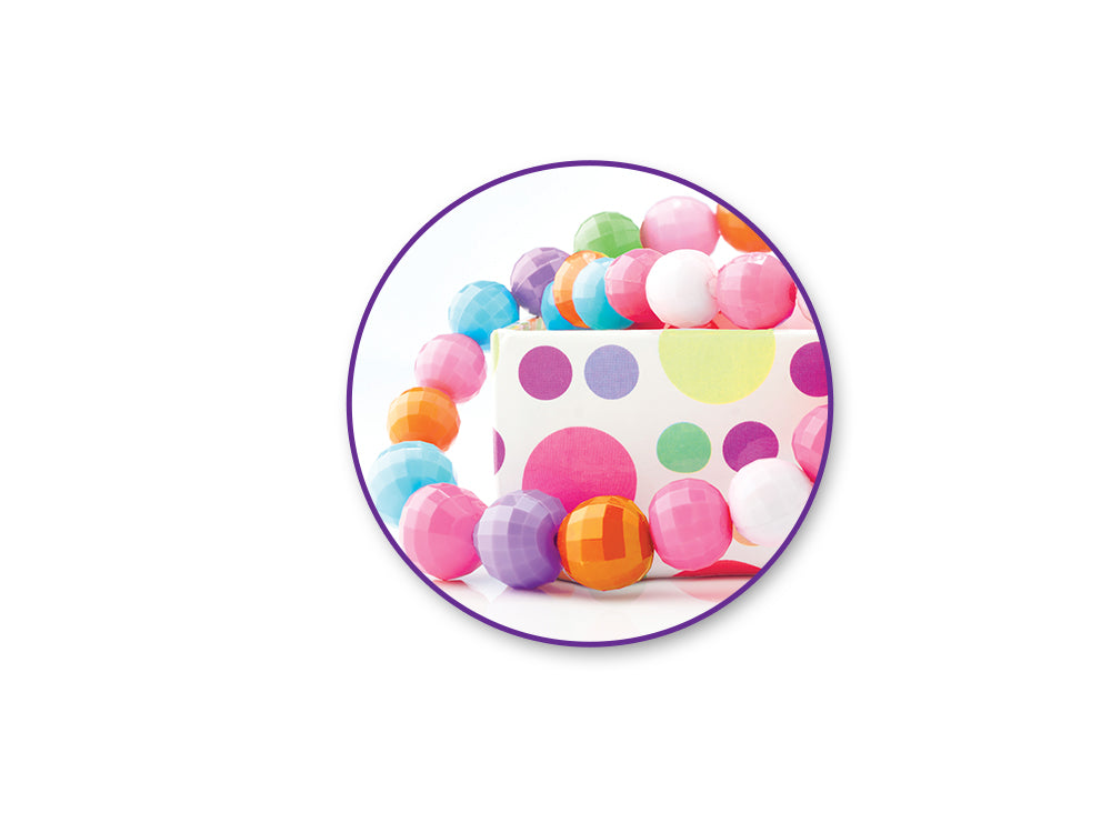 Plastic Fashion Beads: 42-45pc Multi-Packs B) Glossy Pearl