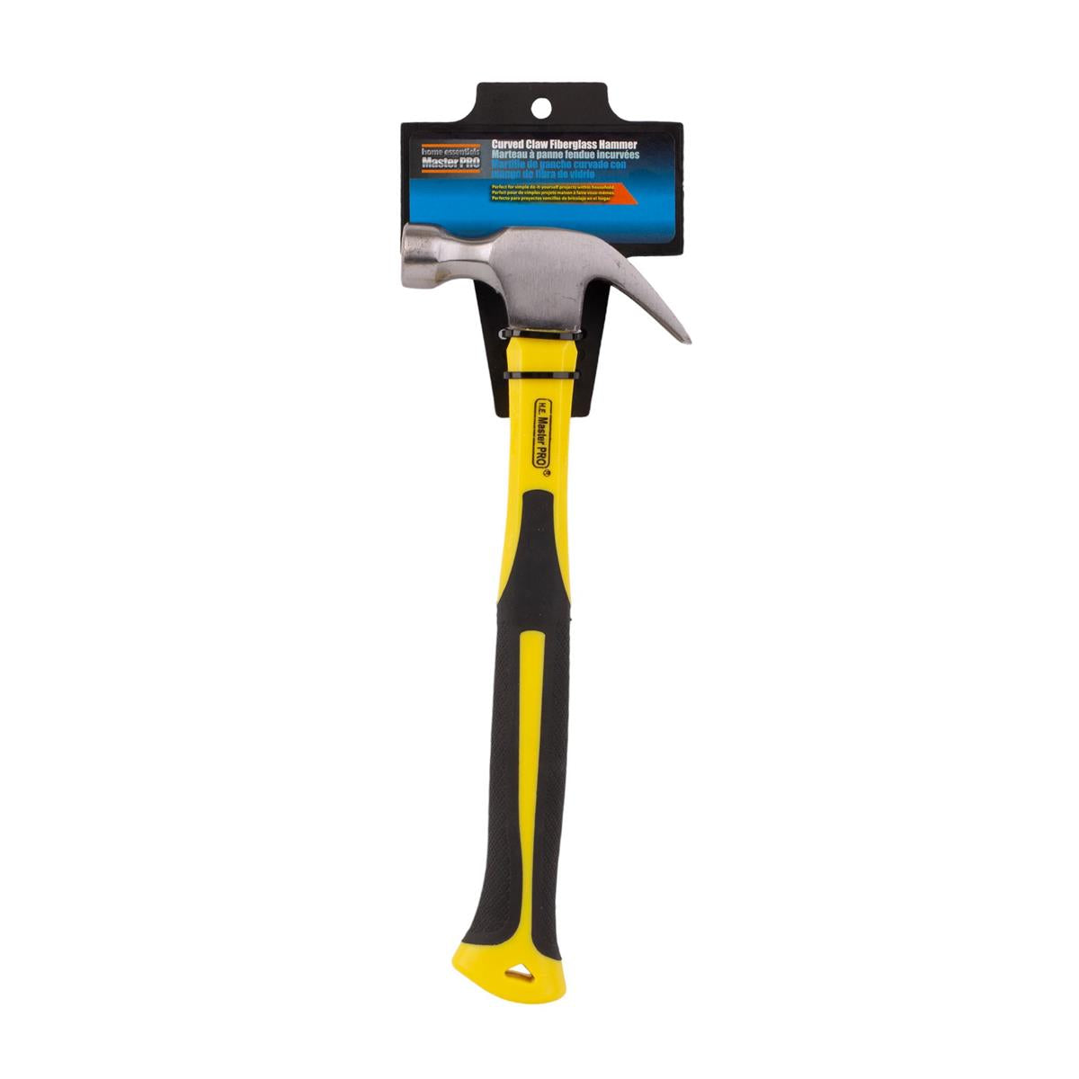 Master Pro, 12oz Curved Claw Fiberglass Hammer, toc