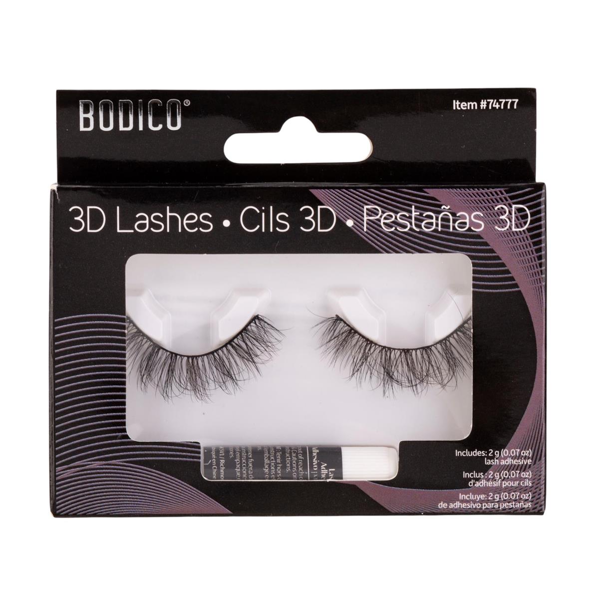 3D Doll Eyelashes with adhesive